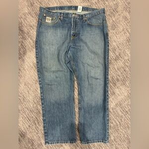 Men’s Cinch Denim 40x30 Blue Jeans White Label Straight Leg